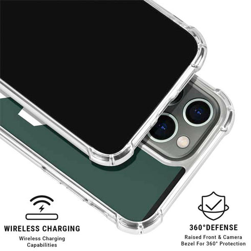 Michigan State University Spartans S iPhone 16 Pro Clear Case